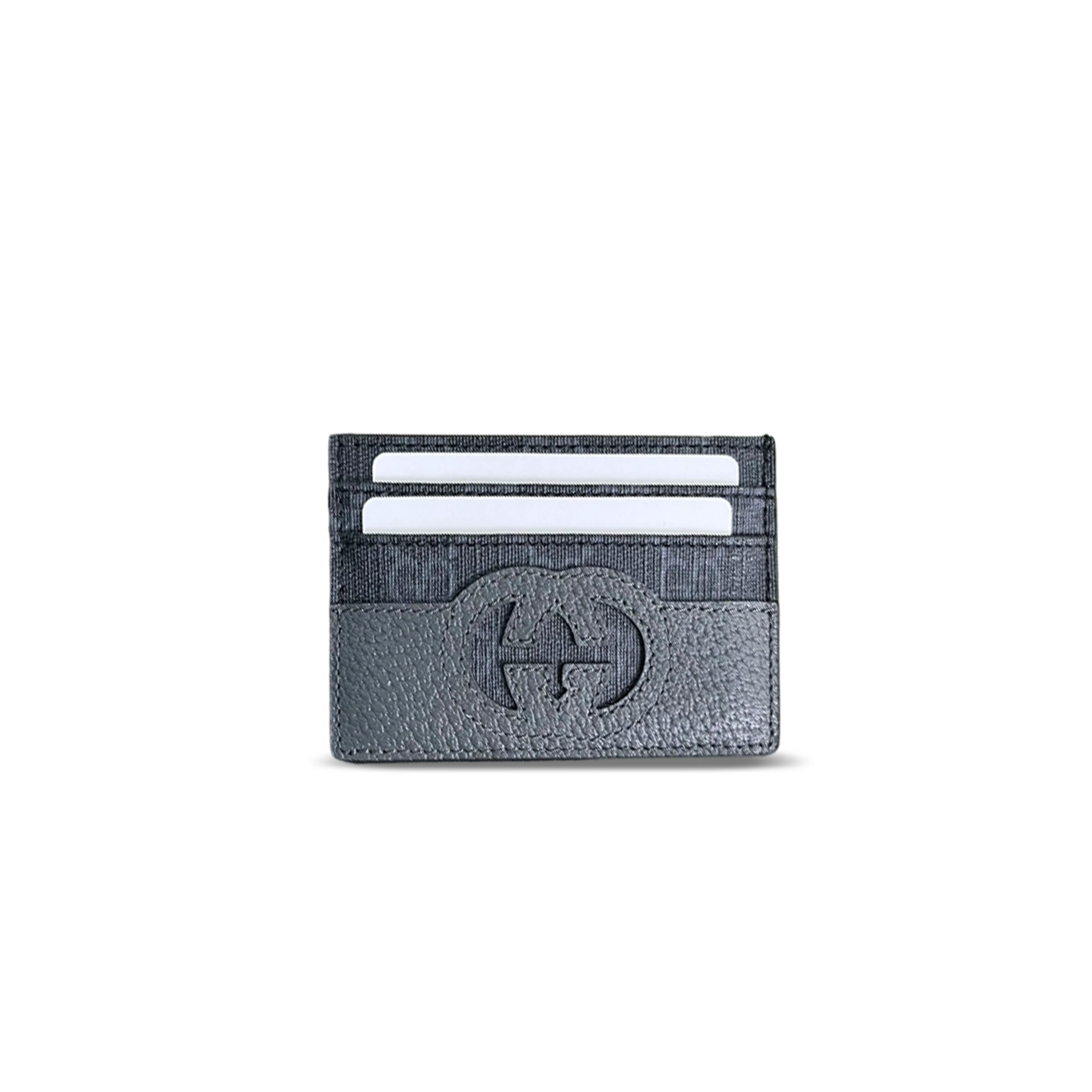 GUCCI INTERLOCKING G CUT-OUT CARD CASE 701425 (10*7cm)